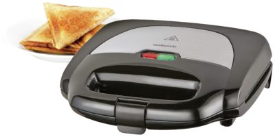 Cookworks 2 Slice Sandwich Toaster - Black.